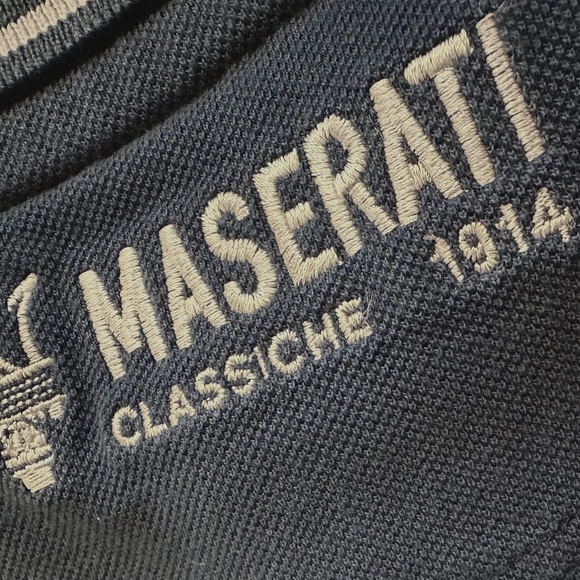 Maserati Distressed Polo Style Shirt Men’s US S - Picture 9 of 9